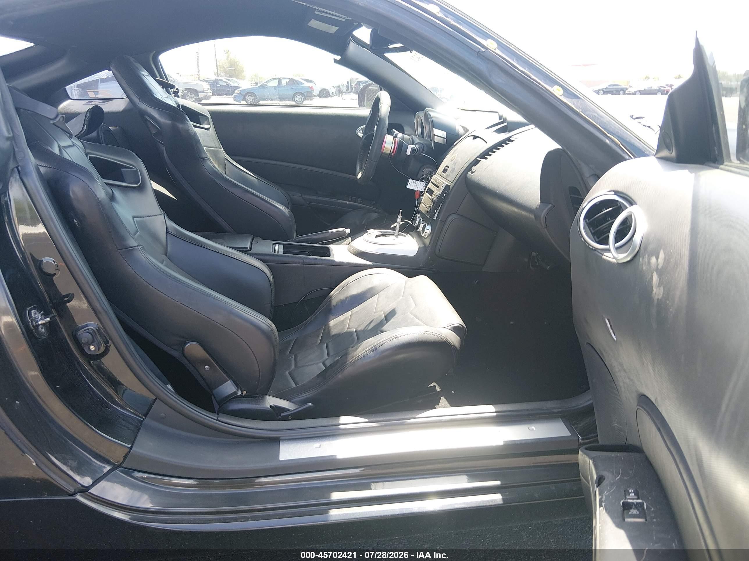 2007 Nissan 350z Enthusiast Black vin: JN1BZ34D07M506348