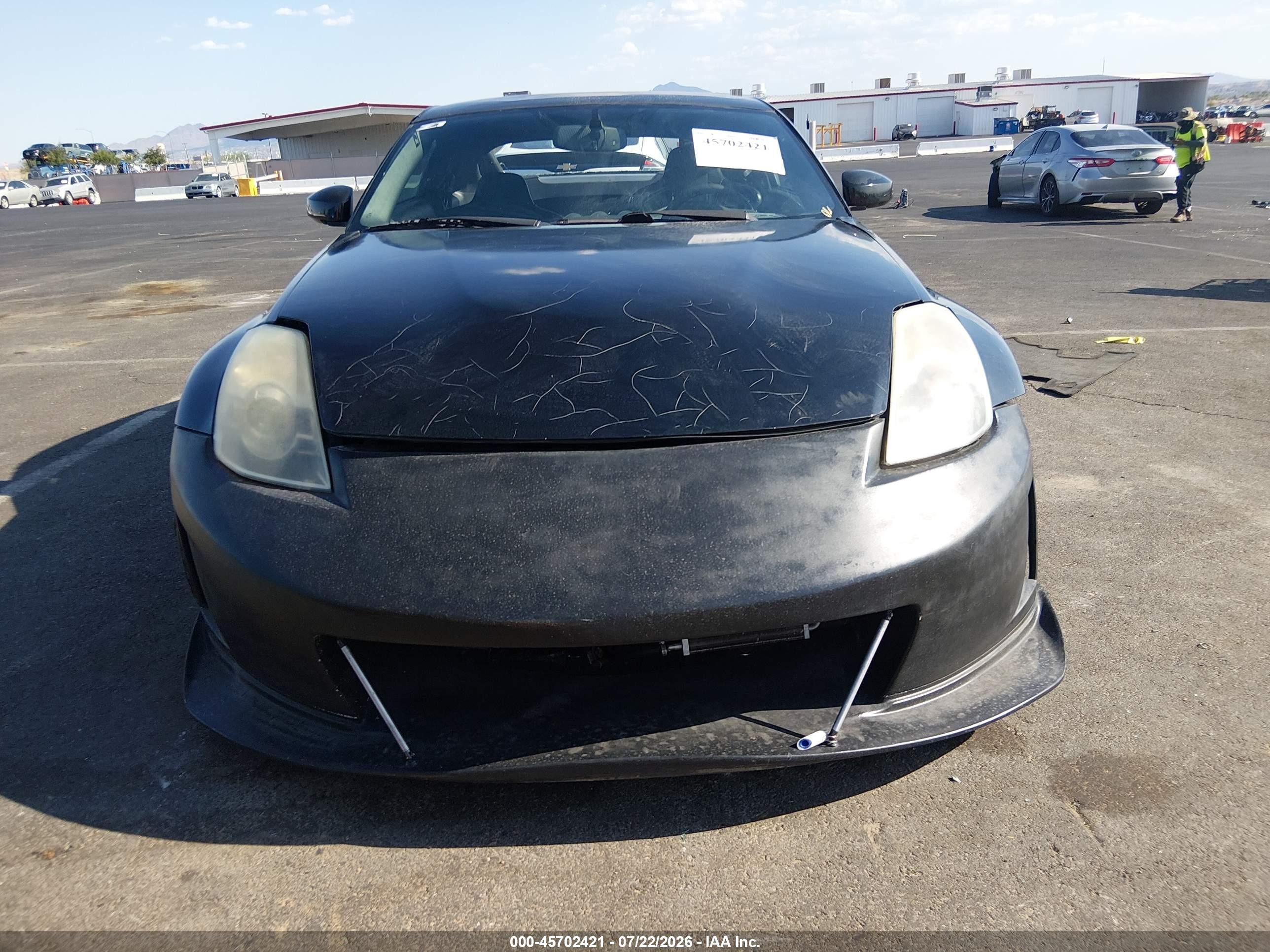 2007 Nissan 350z Enthusiast Black vin: JN1BZ34D07M506348