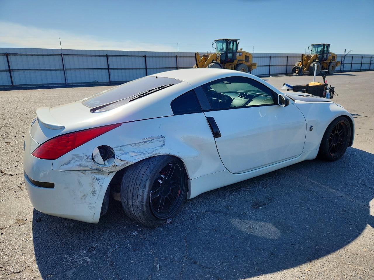 2007 Nissan 350z White vin: JN1BZ34D07M506396