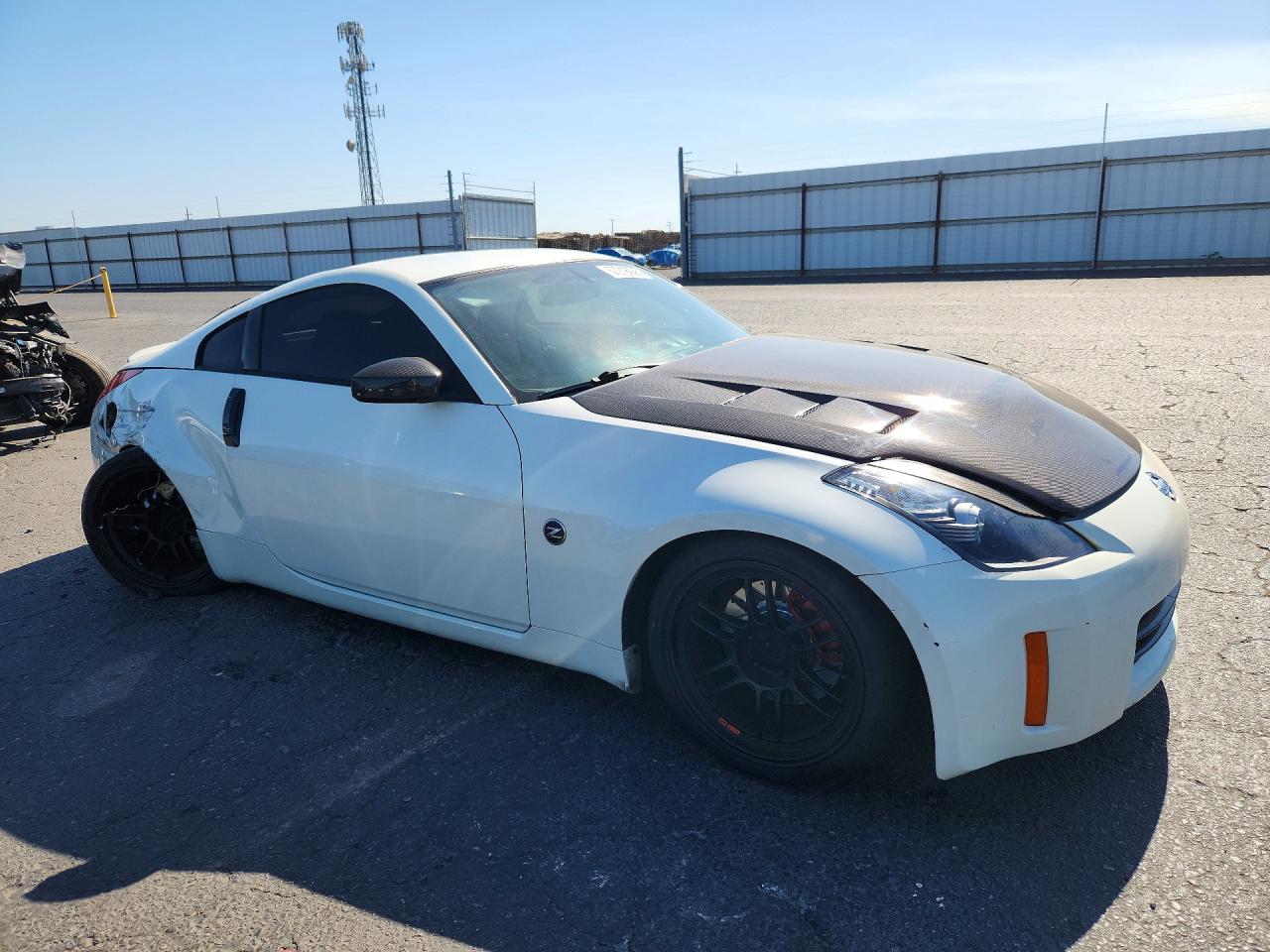 2007 Nissan 350z White vin: JN1BZ34D07M506396