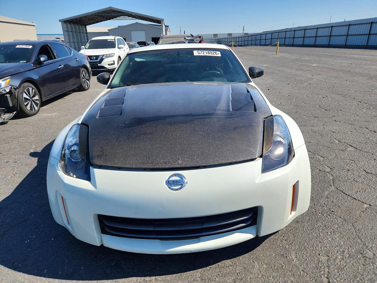 2007 Nissan 350z White vin: JN1BZ34D07M506396