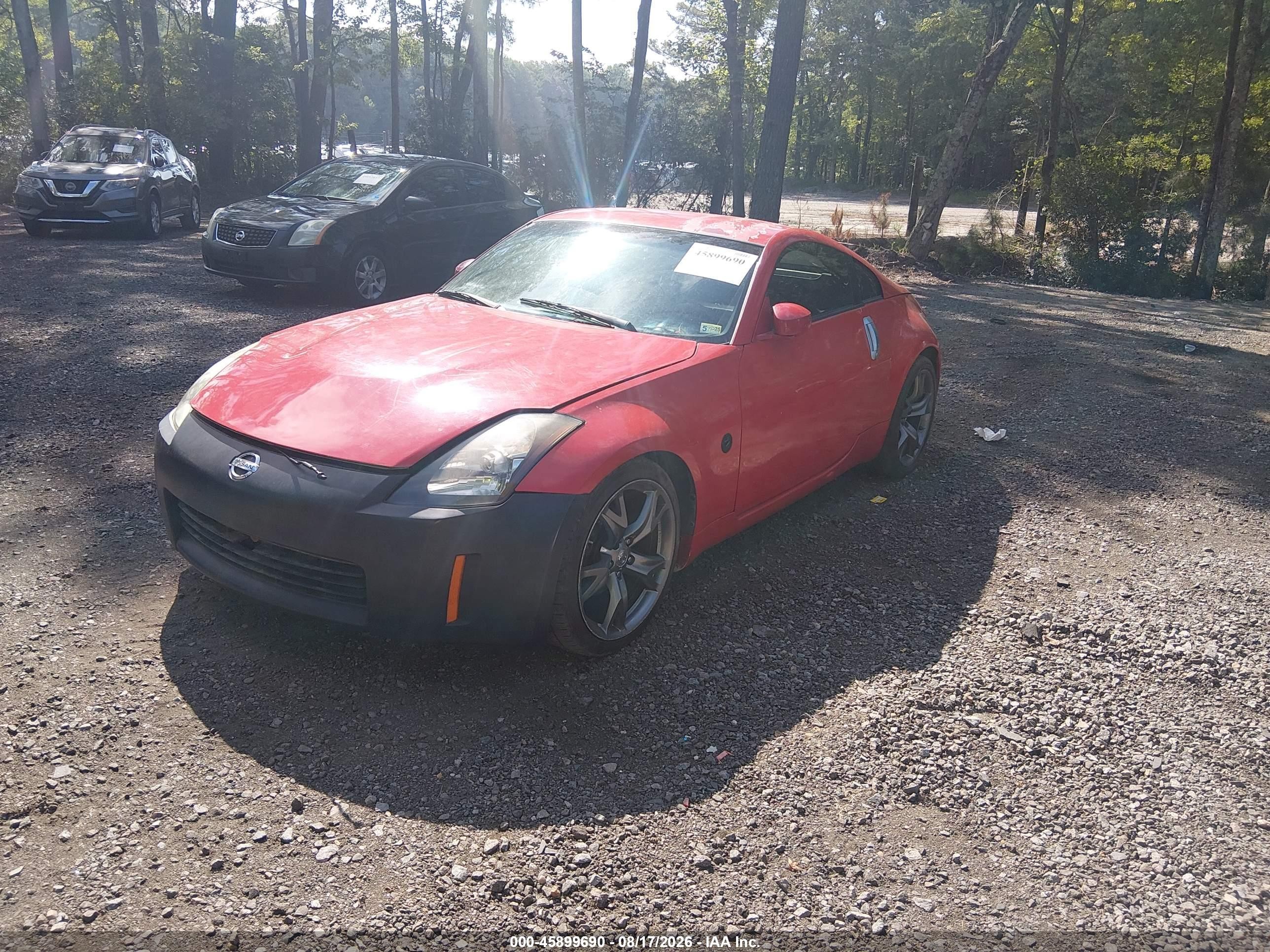 2008 Nissan 350z   Red vin: JN1BZ34D08M704428