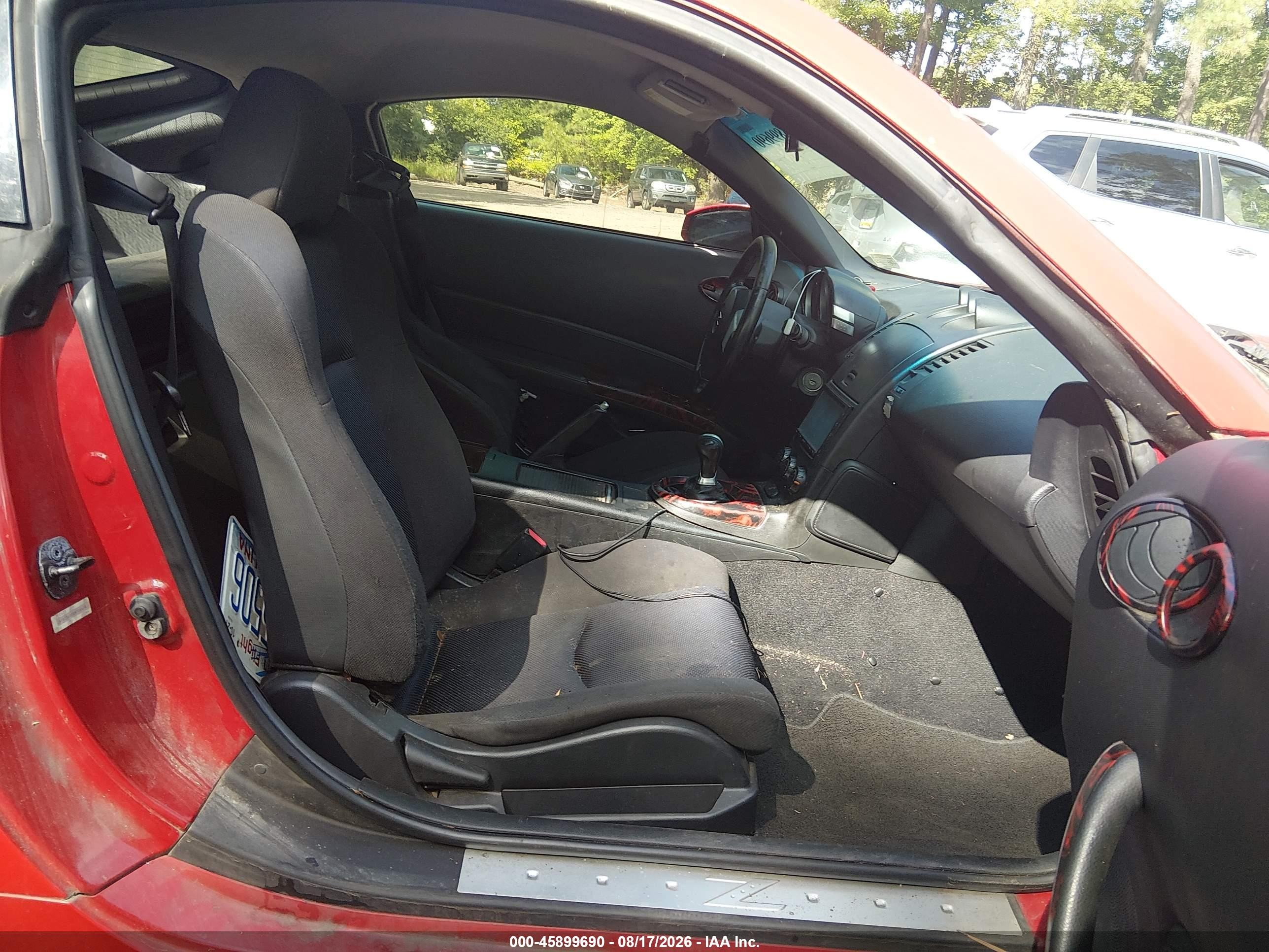 2008 Nissan 350z   Red vin: JN1BZ34D08M704428