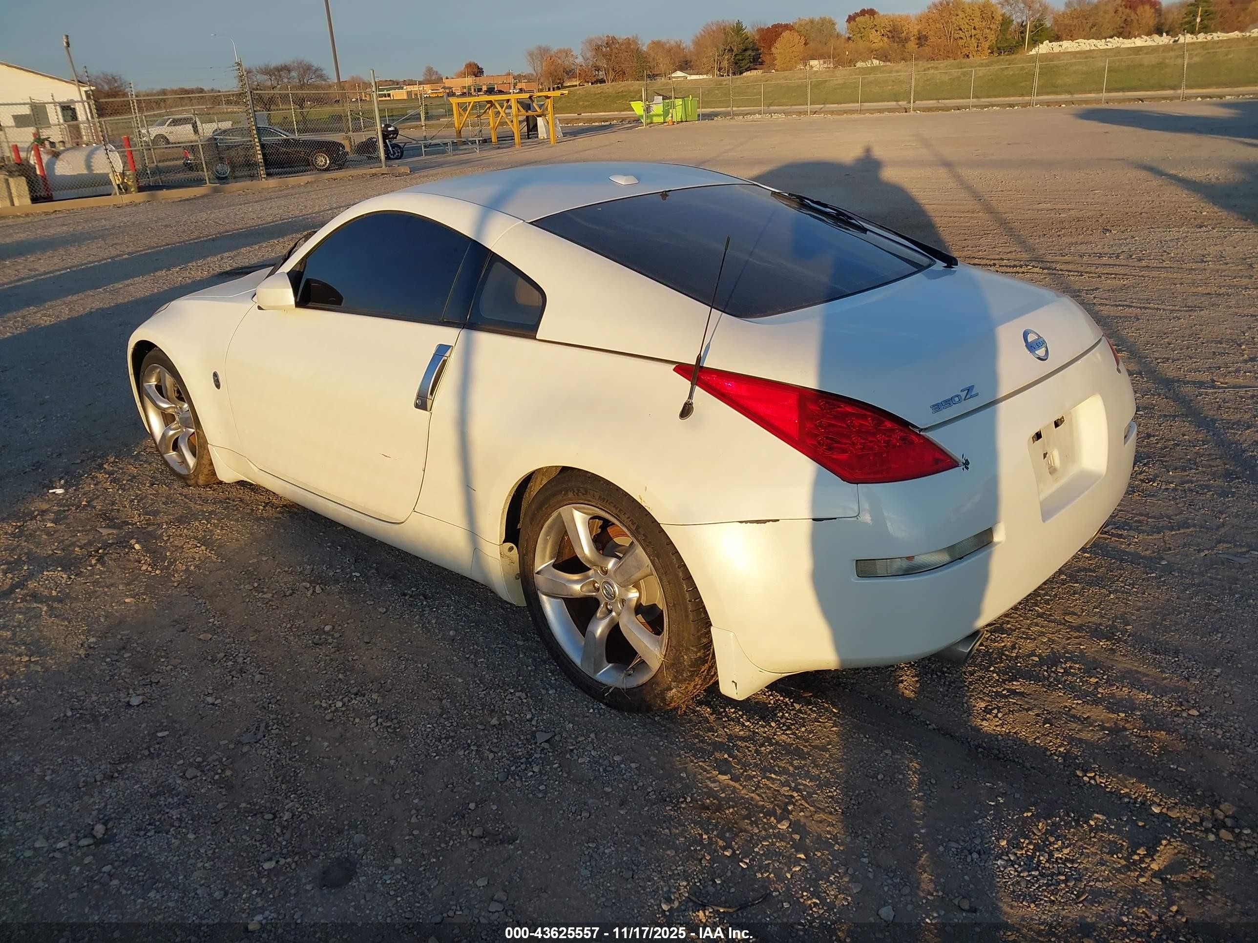 2008 Nissan 350z Touring White vin: JN1BZ34D08M706499