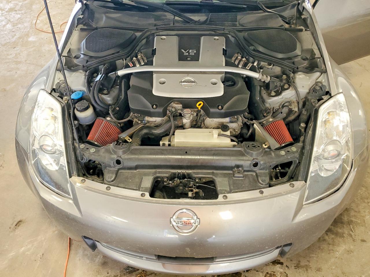 2007 Nissan 350z Base Silver vin: JN1BZ34D17M505600
