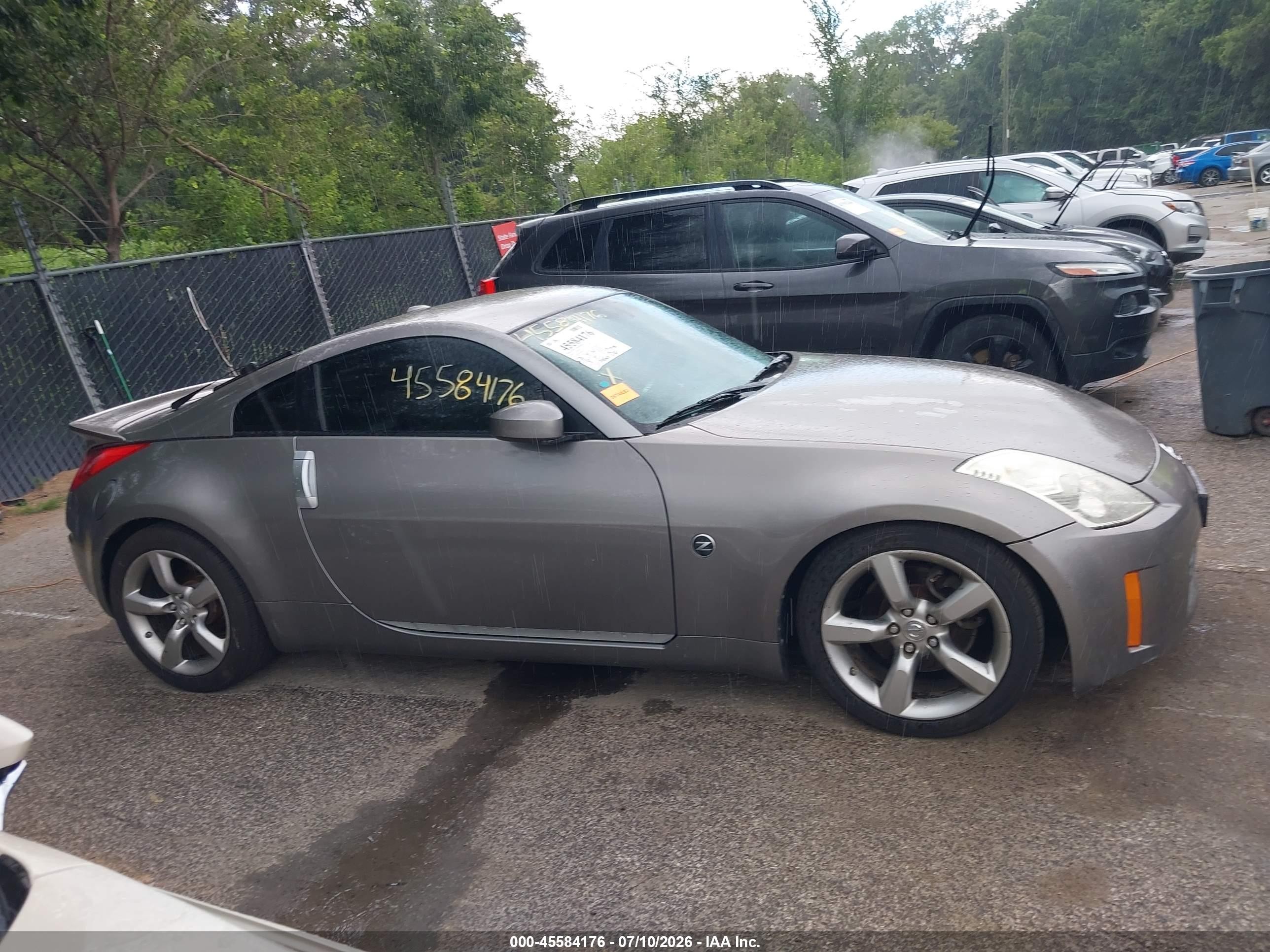 2008 Nissan 350z Touring Gray vin: JN1BZ34D18M702932