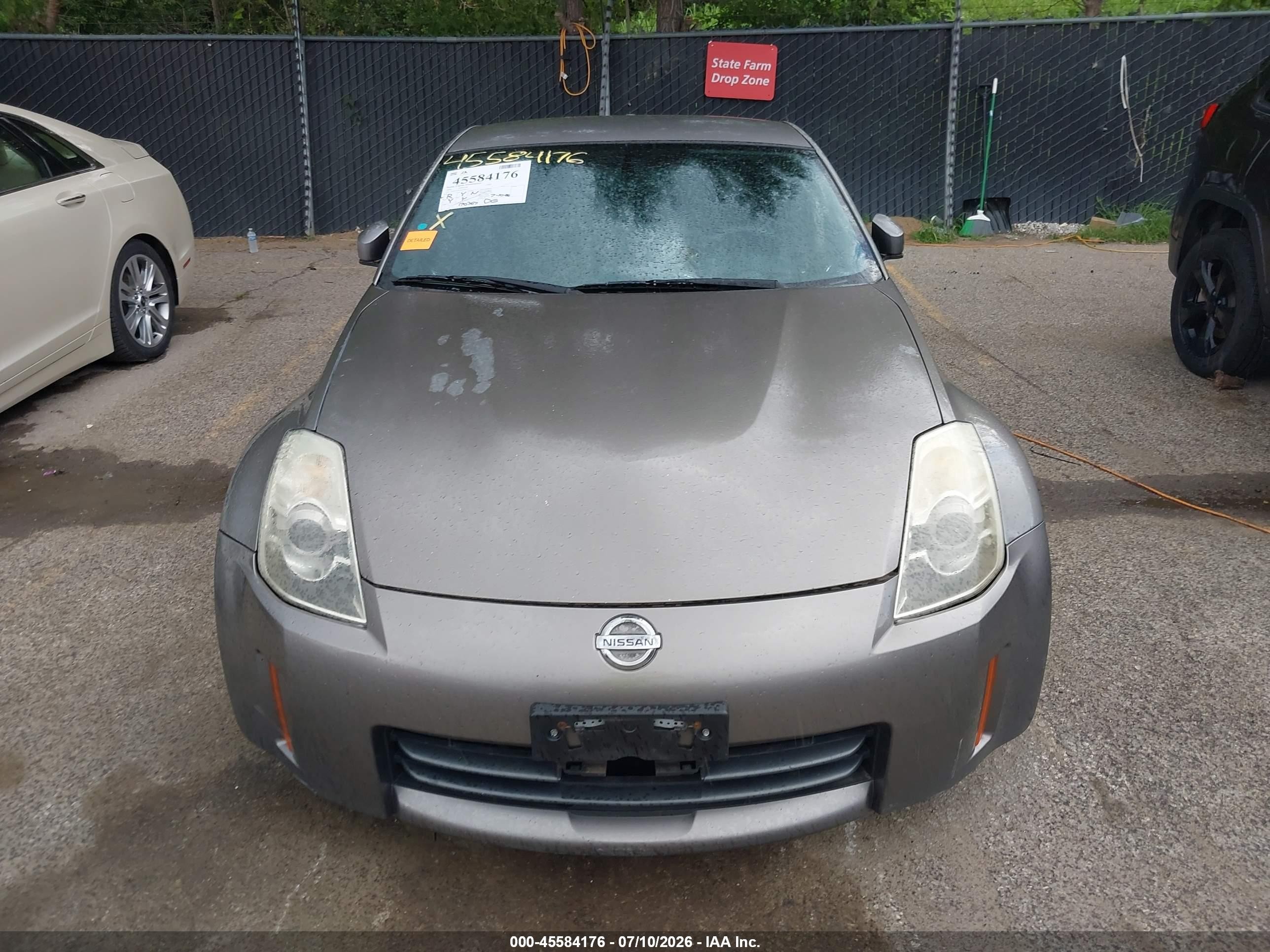 2008 Nissan 350z Touring Gray vin: JN1BZ34D18M702932