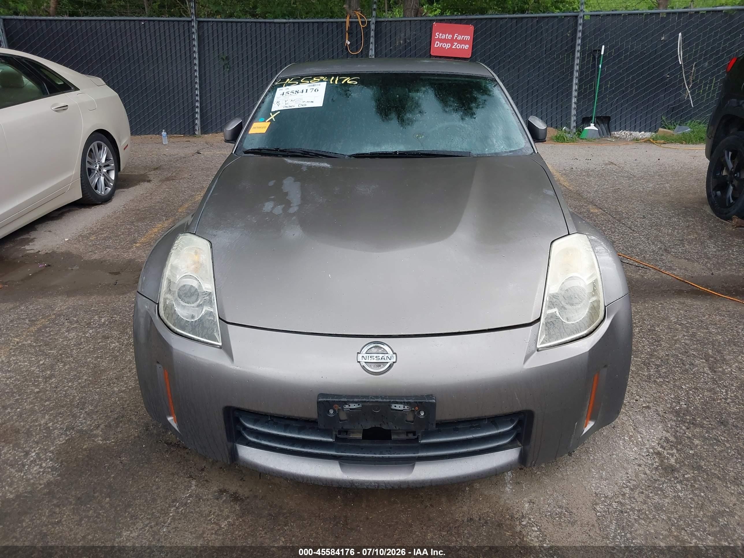 2008 Nissan 350z Touring Gray vin: JN1BZ34D18M702932