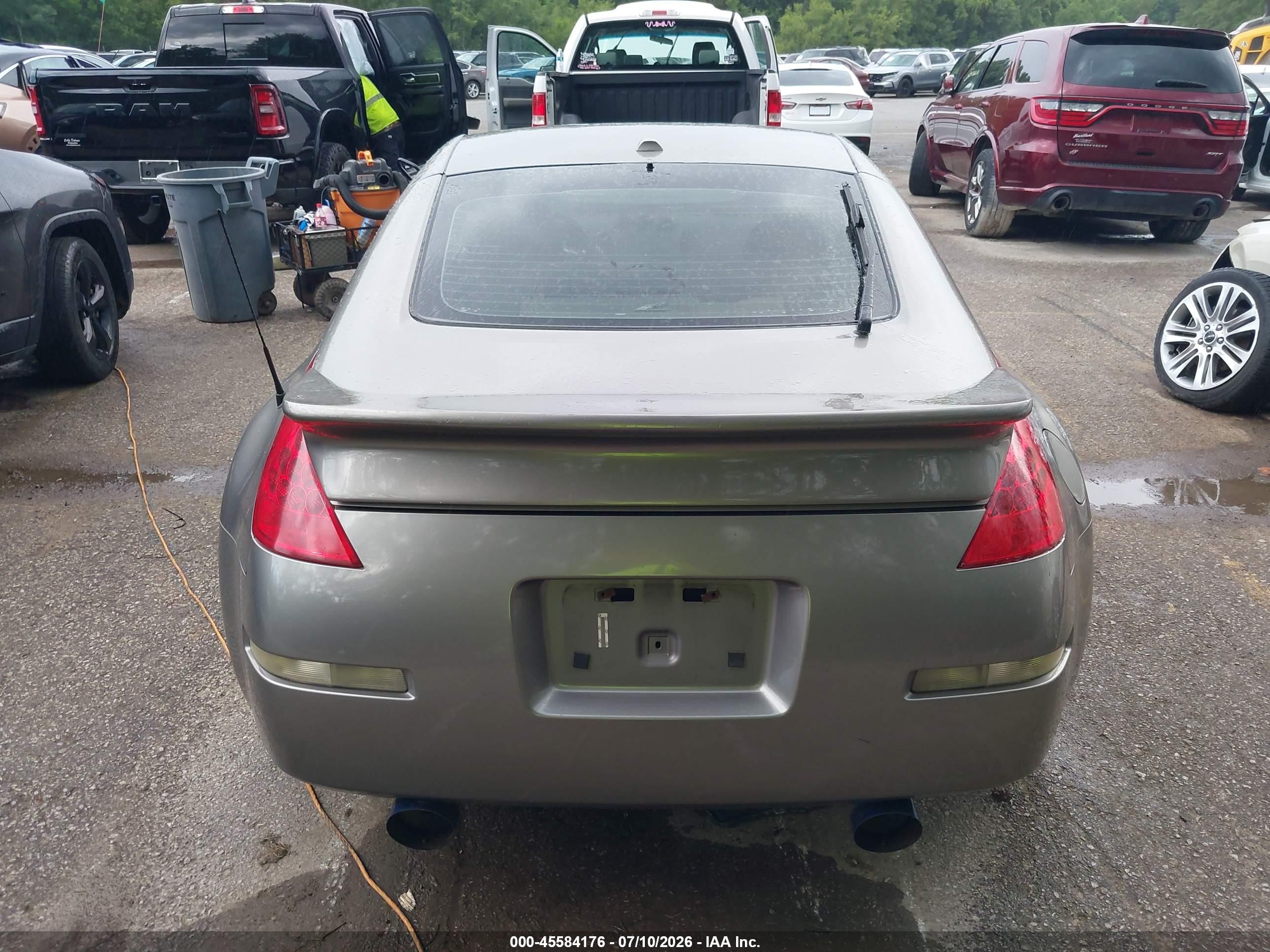2008 Nissan 350z Touring Gray vin: JN1BZ34D18M702932