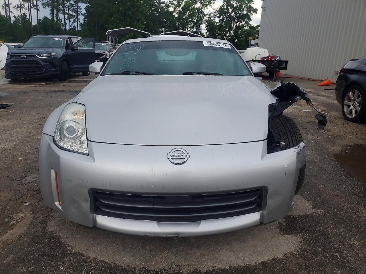 2007 Nissan 350z Coupe Silver vin: JN1BZ34D27M505184