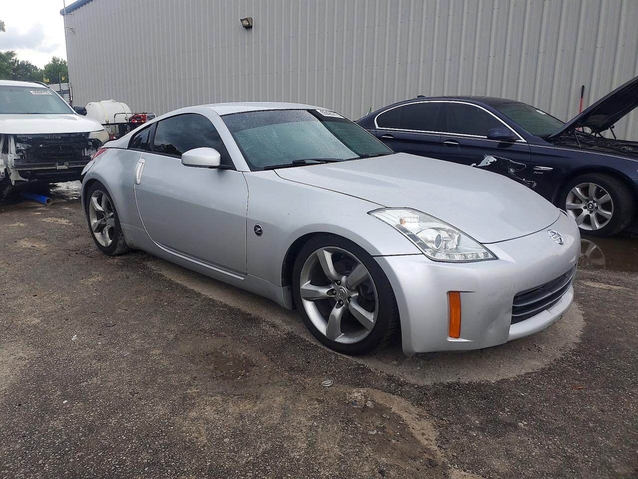 2007 Nissan 350z Coupe Silver vin: JN1BZ34D27M505184