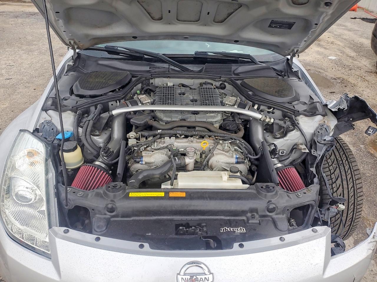 2007 Nissan 350z Coupe Silver vin: JN1BZ34D27M505184