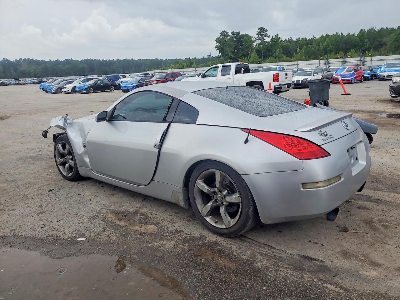 2007 Nissan 350z Coupe Silver vin: JN1BZ34D27M505184