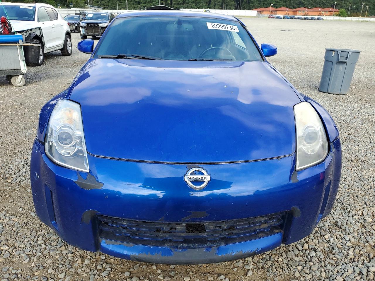 2007 Nissan 350z Coupe Blue vin: JN1BZ34D37M507039