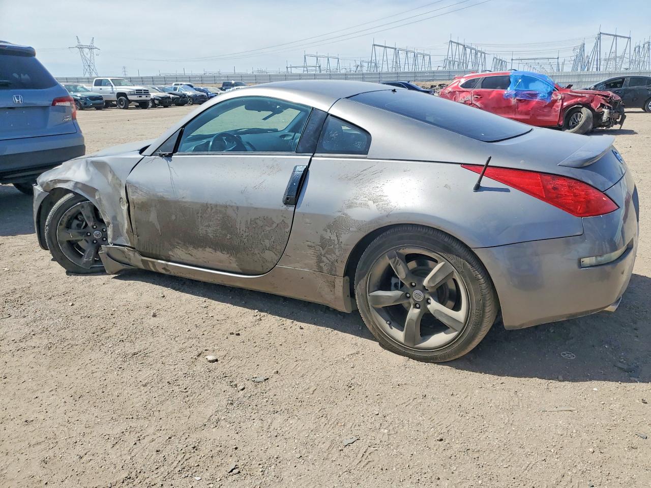 2008 Nissan 350z Coupe Gray vin: JN1BZ34D38M701037