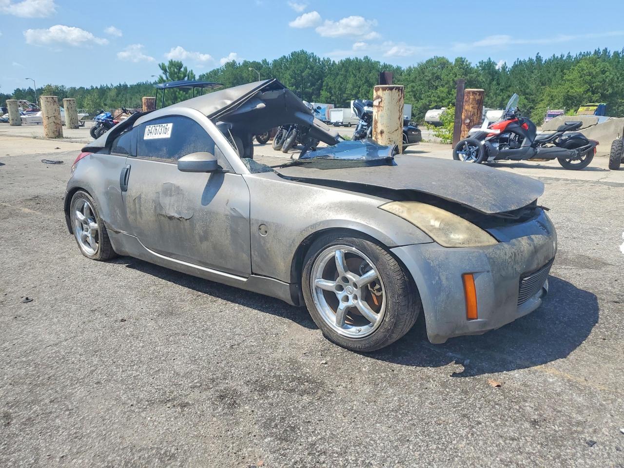 2008 Nissan 350z Base Silver vin: JN1BZ34D58M705137