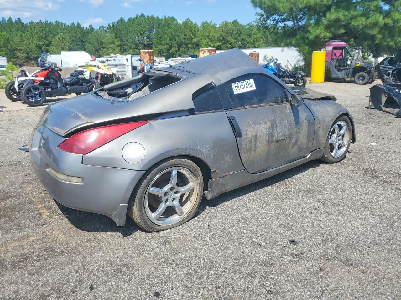 2008 Nissan 350z Base Silver vin: JN1BZ34D58M705137