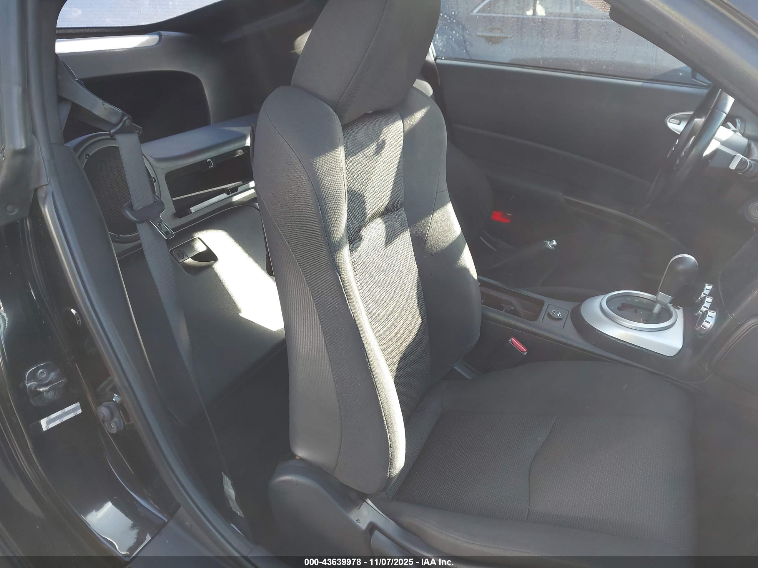 2008 Nissan 350z Enthusiast Black vin: JN1BZ34D68M701453