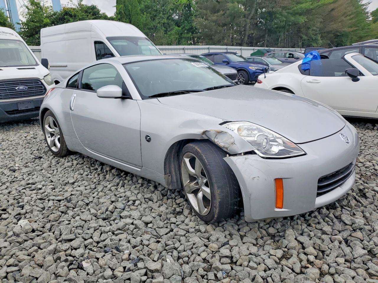 2008 Nissan 350z Coupe Silver vin: JN1BZ34D78M703759