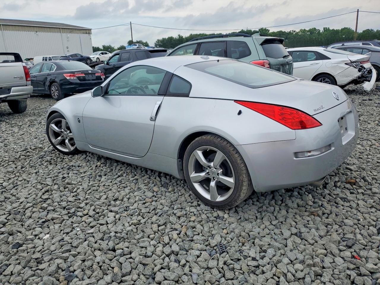 2008 Nissan 350z Coupe Silver vin: JN1BZ34D78M703759