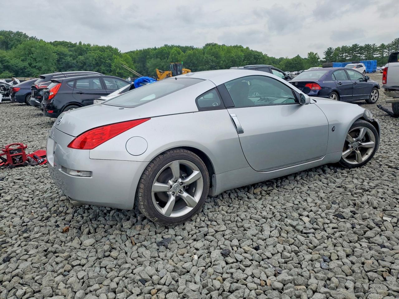 2008 Nissan 350z Coupe Silver vin: JN1BZ34D78M703759