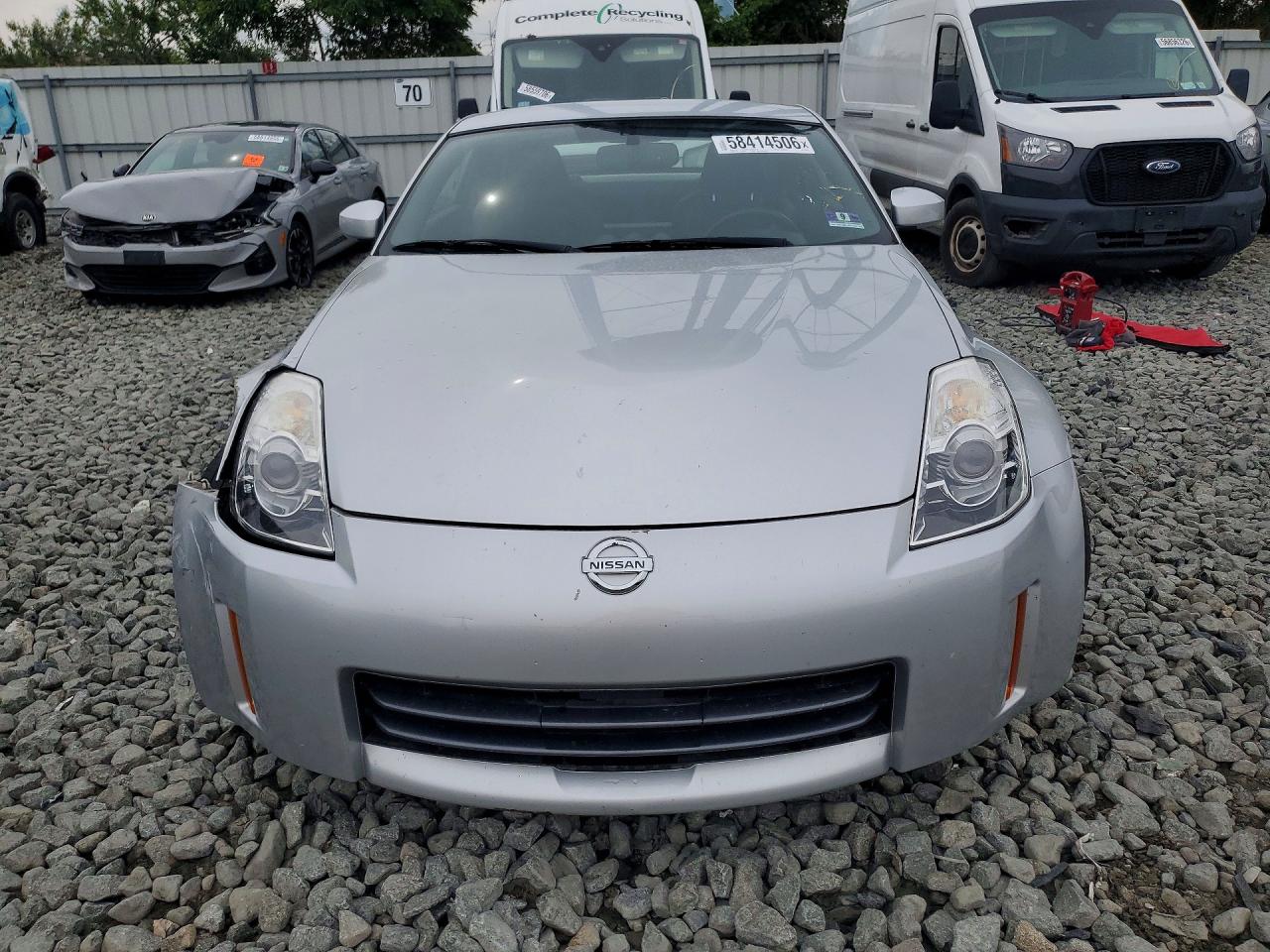 2008 Nissan 350z Coupe Silver vin: JN1BZ34D78M703759