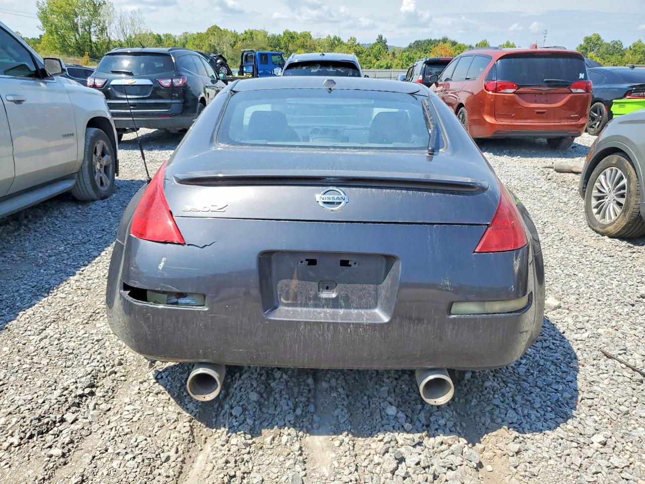 2007 Nissan 350z Base Gray vin: JN1BZ34D87M501351