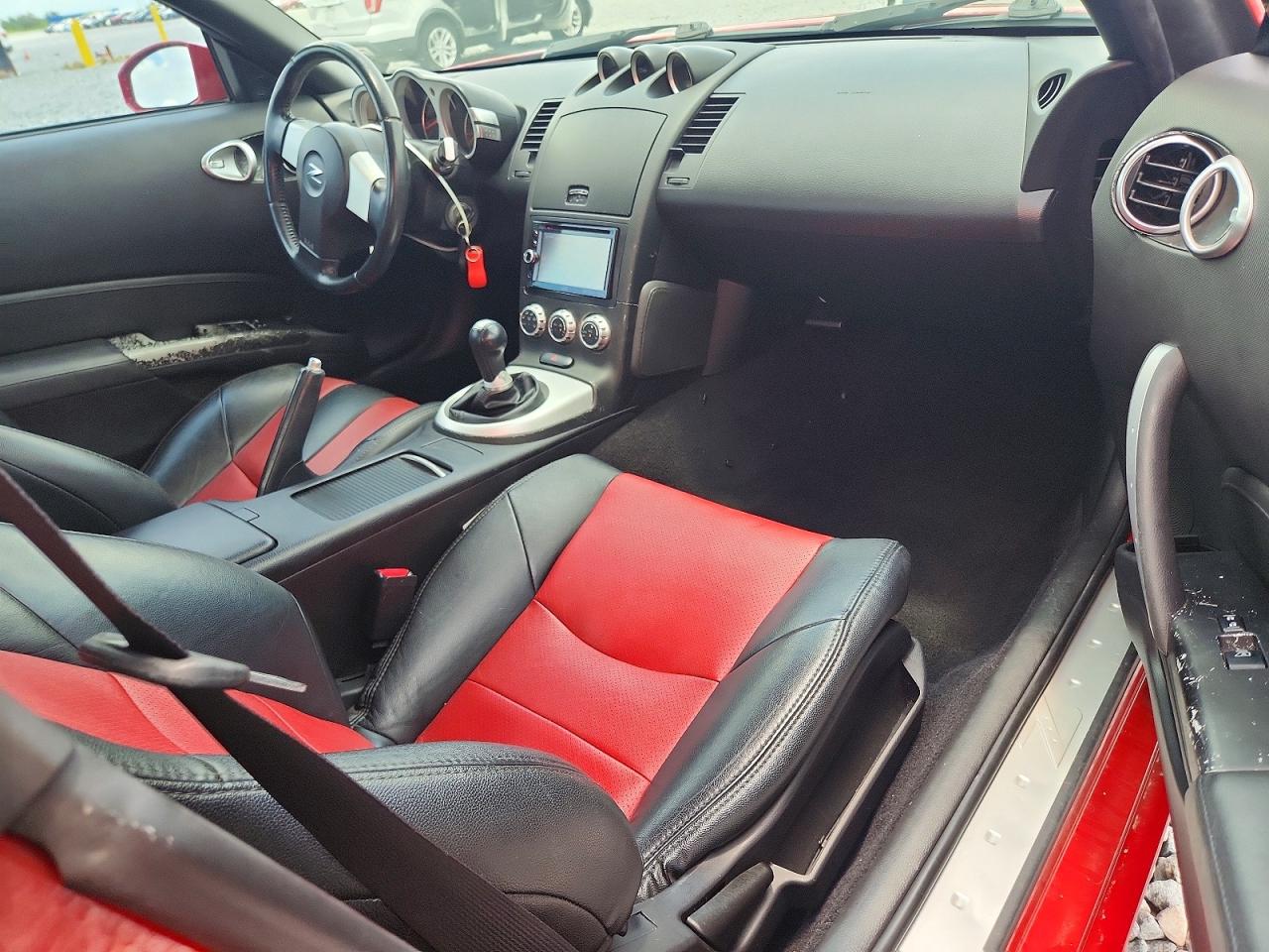 2007 Nissan 350z Coupe Red vin: JN1BZ34D87M501625