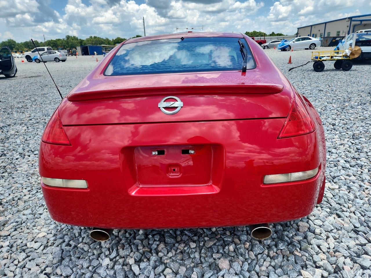 2007 Nissan 350z Coupe Red vin: JN1BZ34D87M501625