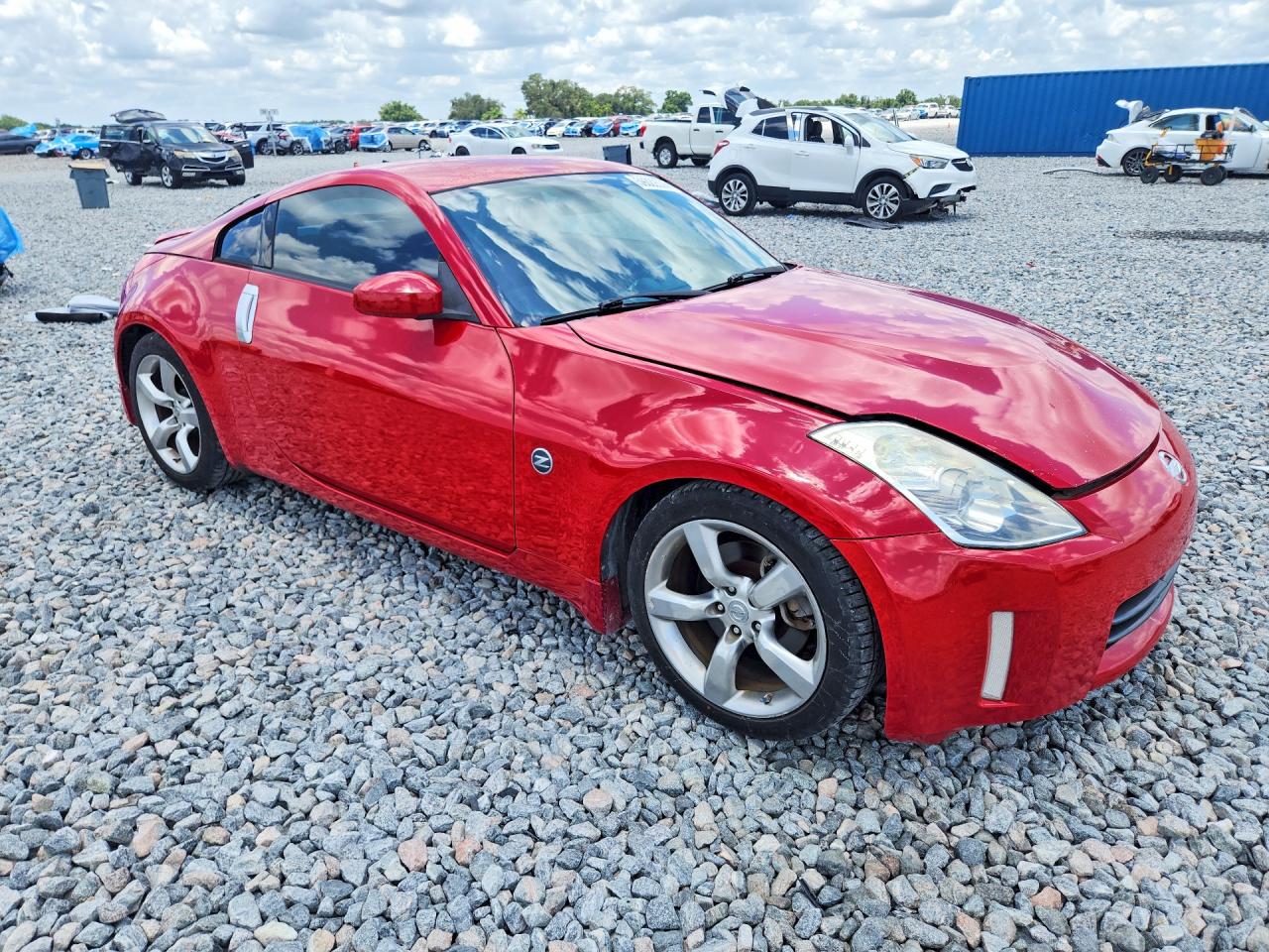 2007 Nissan 350z Coupe Red vin: JN1BZ34D87M501625