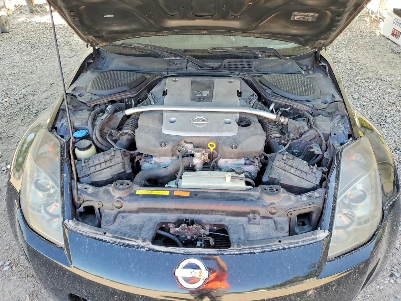 2007 Nissan 350z Black vin: JN1BZ34D87M503178