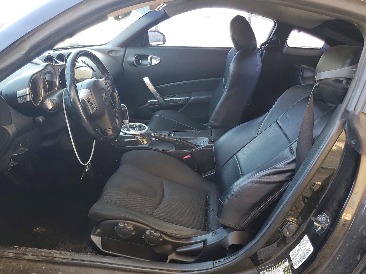 2007 Nissan 350z Black vin: JN1BZ34D87M503178