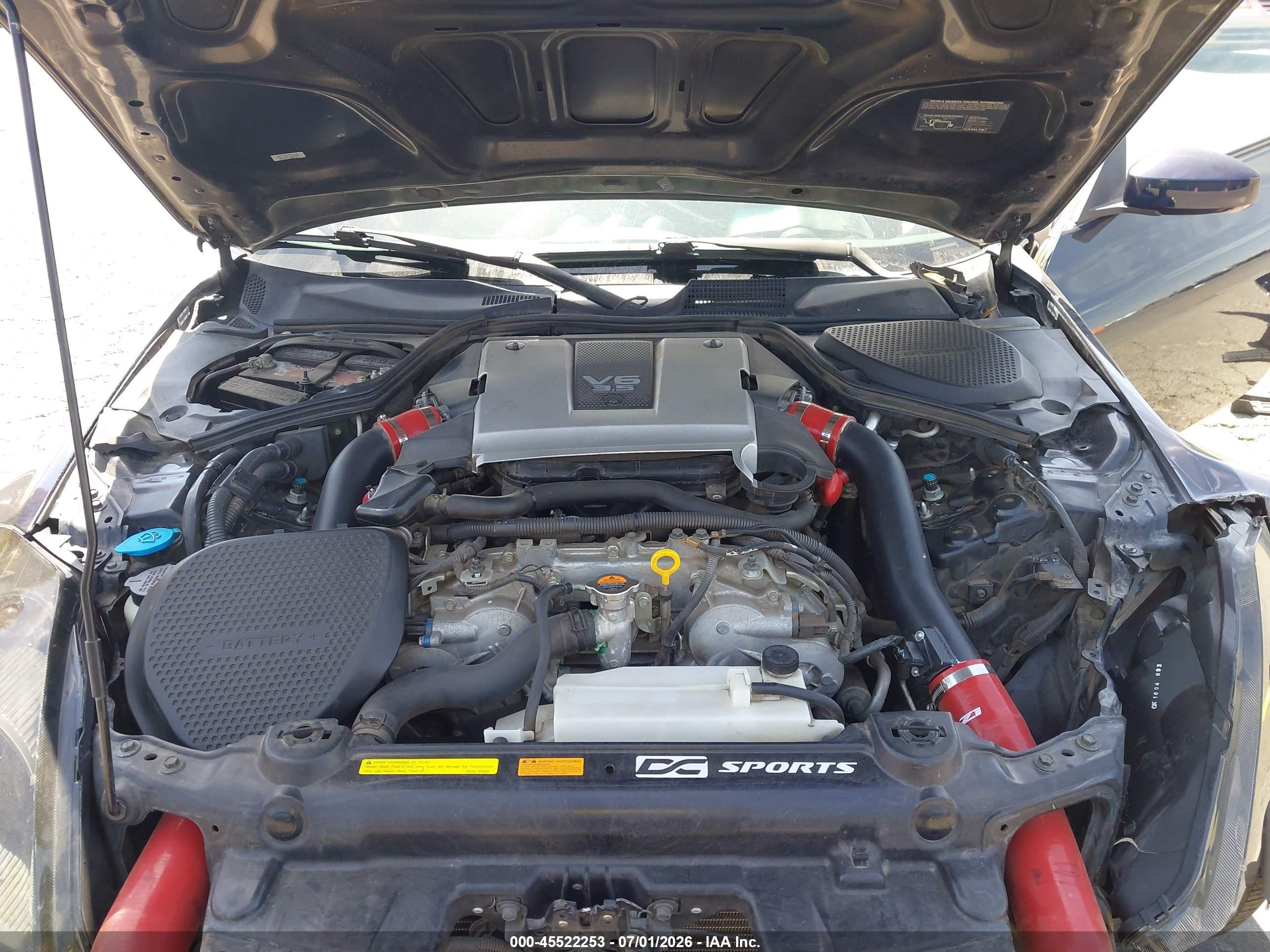 2008 Nissan 350z Enthusiast Blue vin: JN1BZ34D88M703222