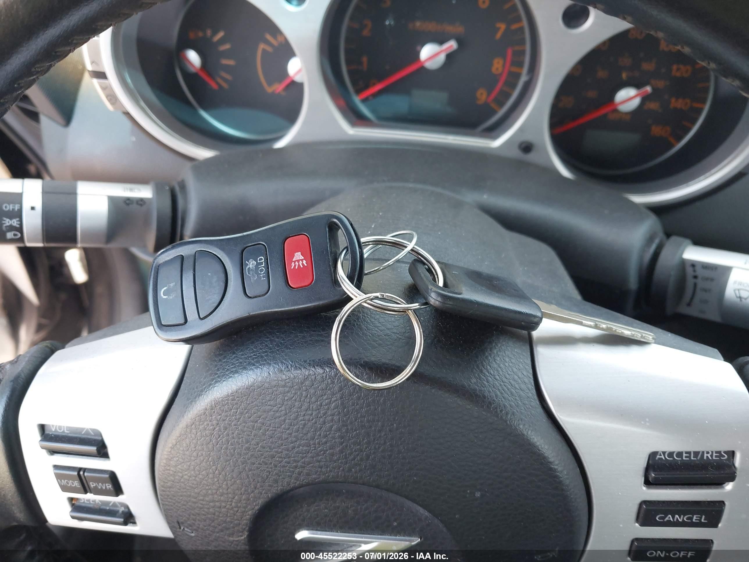 2008 Nissan 350z Enthusiast Blue vin: JN1BZ34D88M703222