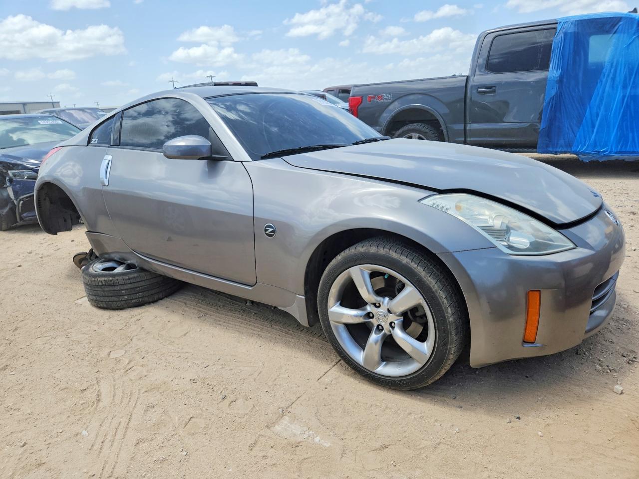 2008 Nissan 350z Coupe Gray vin: JN1BZ34D88M705648