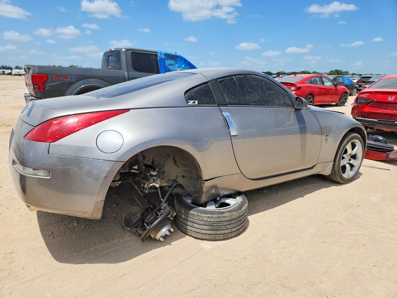 2008 Nissan 350z Coupe Gray vin: JN1BZ34D88M705648