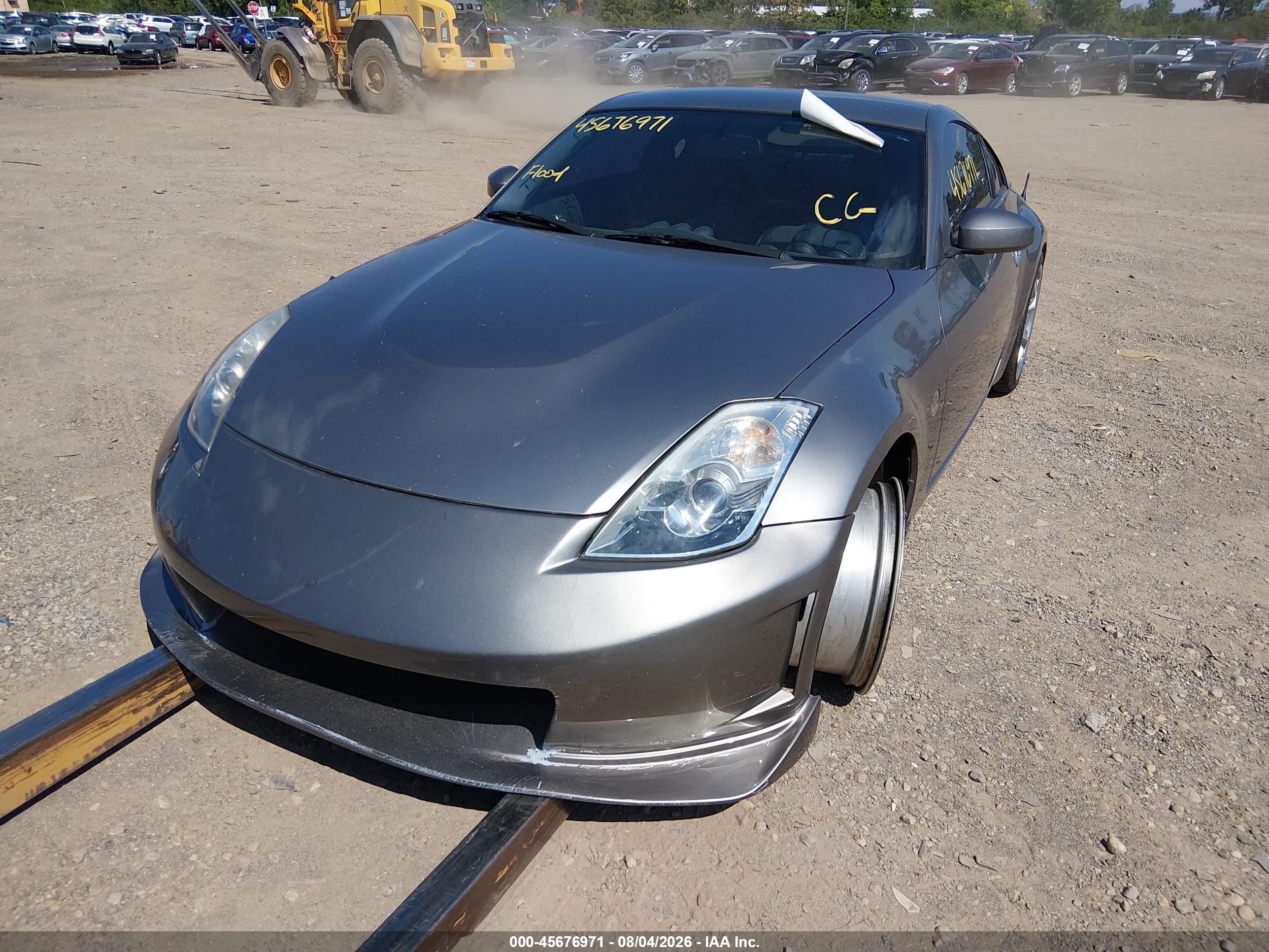 2008 Nissan 350z Touring Gray vin: JN1BZ34D88M706668
