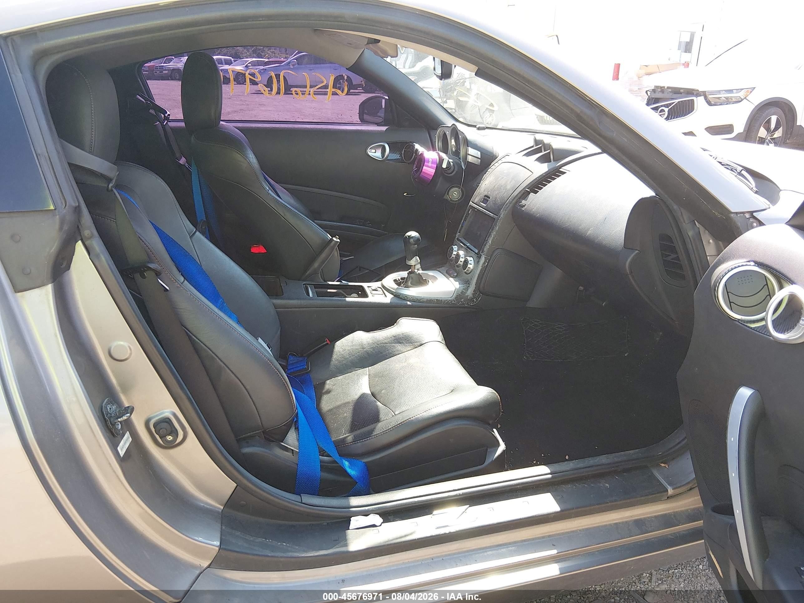 2008 Nissan 350z Touring Gray vin: JN1BZ34D88M706668