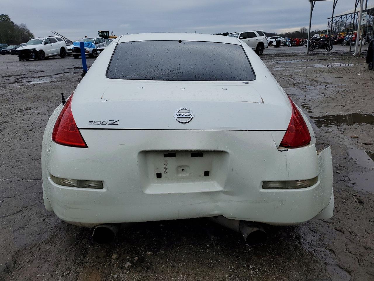 2008 Nissan 350z Coupe White vin: JN1BZ34D98M701821
