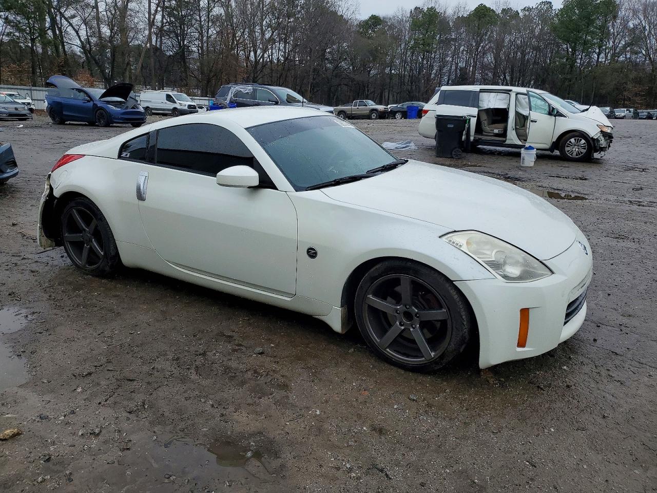 2008 Nissan 350z Coupe White vin: JN1BZ34D98M701821