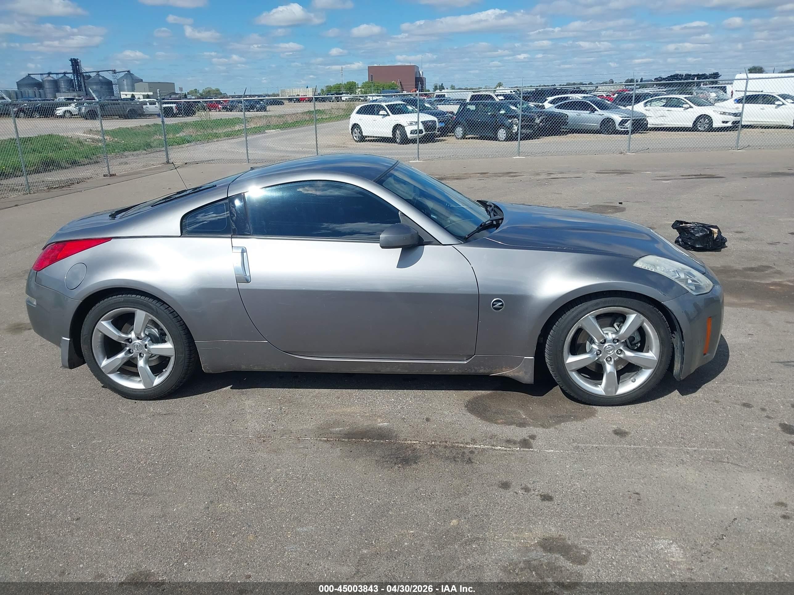 2008 Nissan 350z   Silver vin: JN1BZ34D98M704461