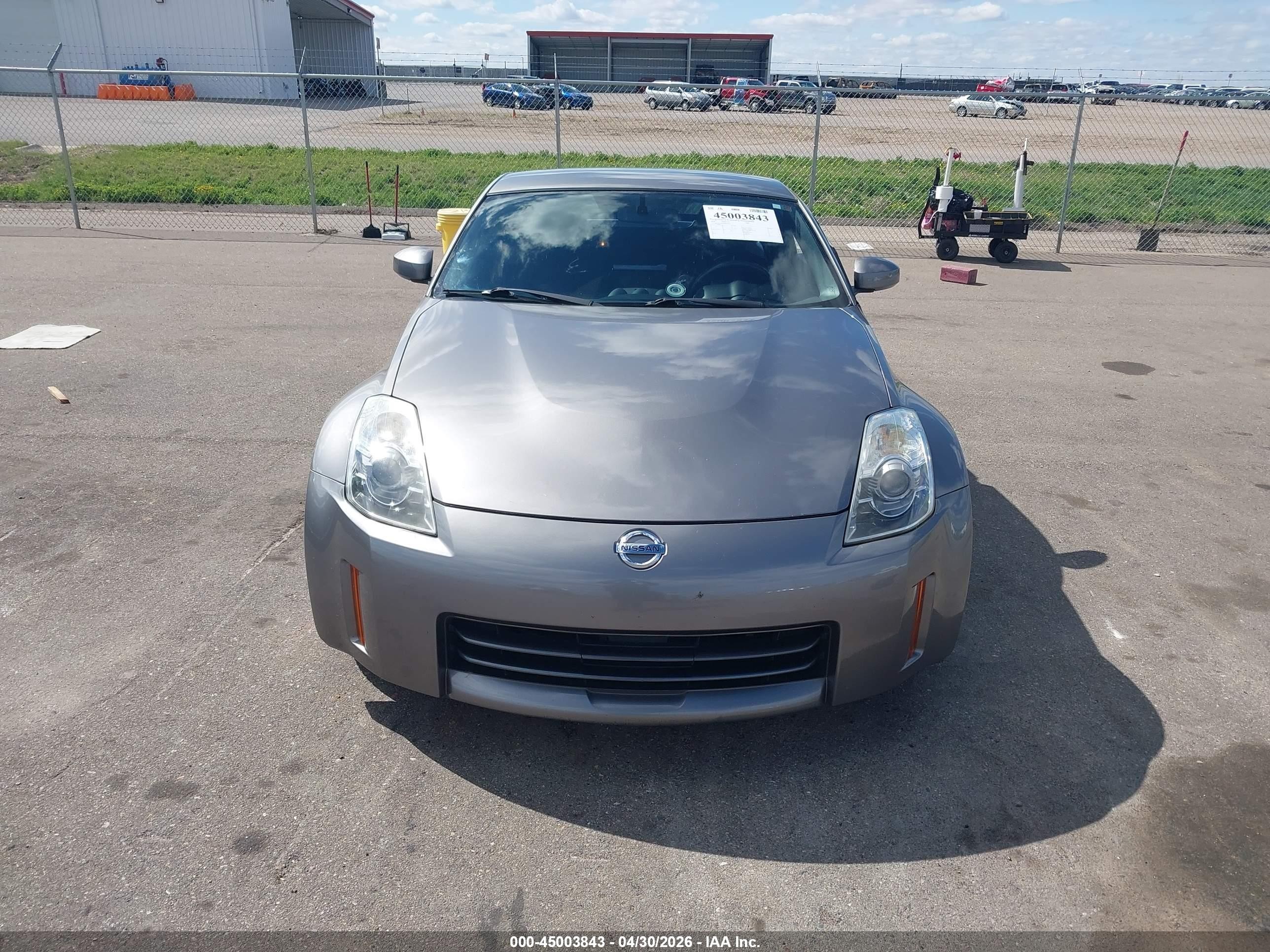 2008 Nissan 350z   Silver vin: JN1BZ34D98M704461
