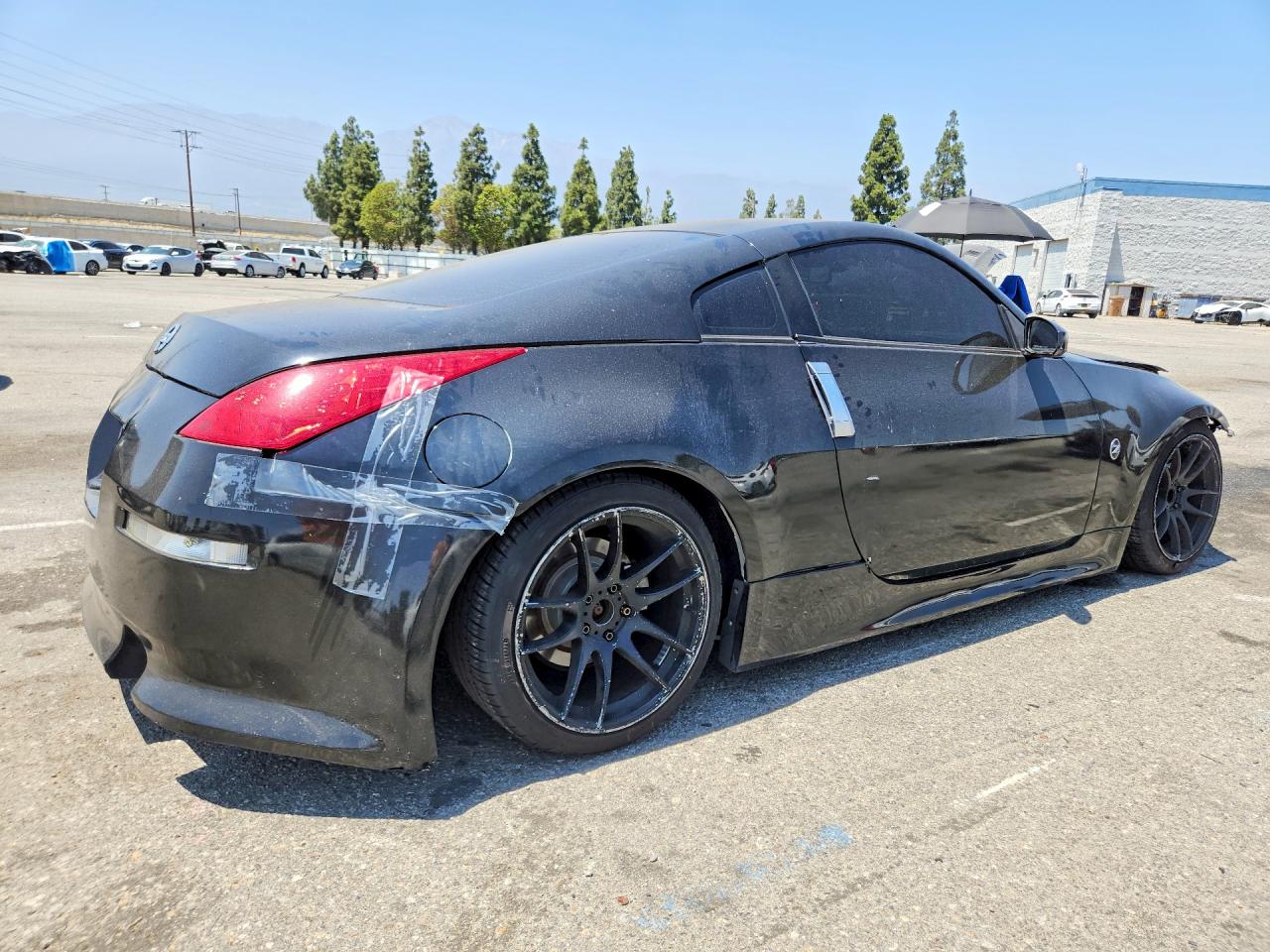 2007 Nissan 350z Coupe Black vin: JN1BZ34DX7M504042