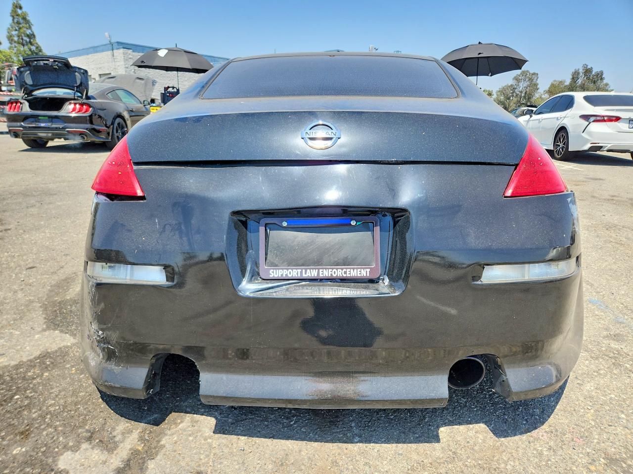2007 Nissan 350z Coupe Black vin: JN1BZ34DX7M504042