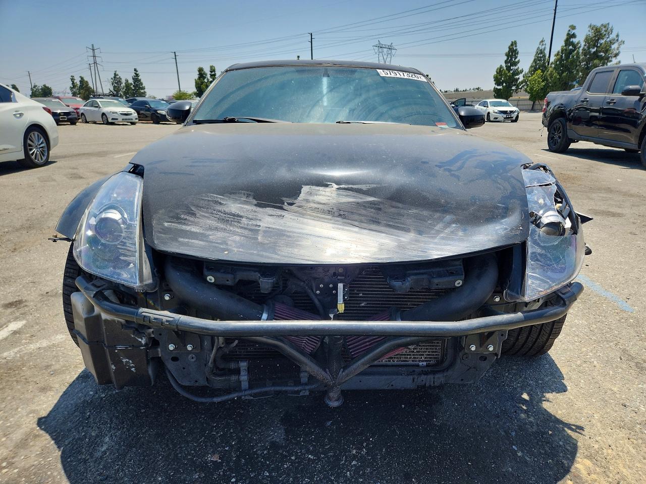 2007 Nissan 350z Coupe Black vin: JN1BZ34DX7M504042