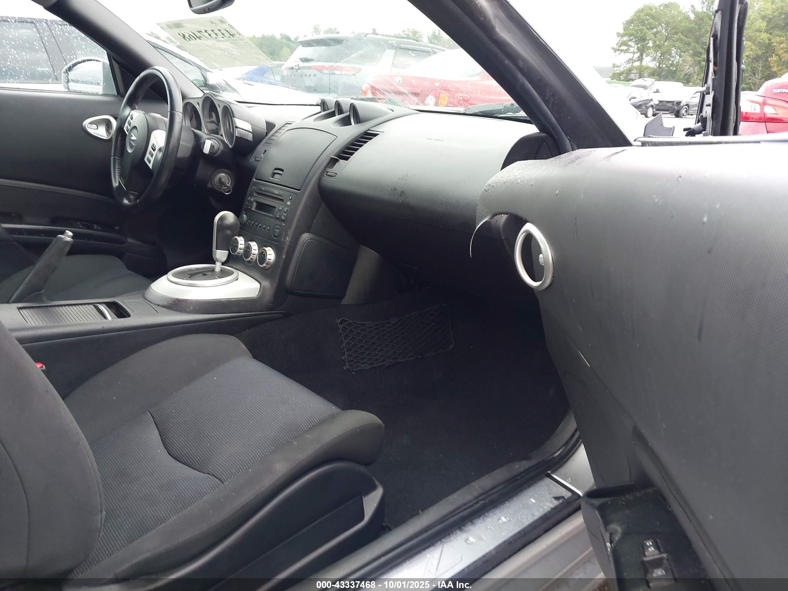 2008 Nissan 350z Enthusiast Silver vin: JN1BZ34DX8M701617