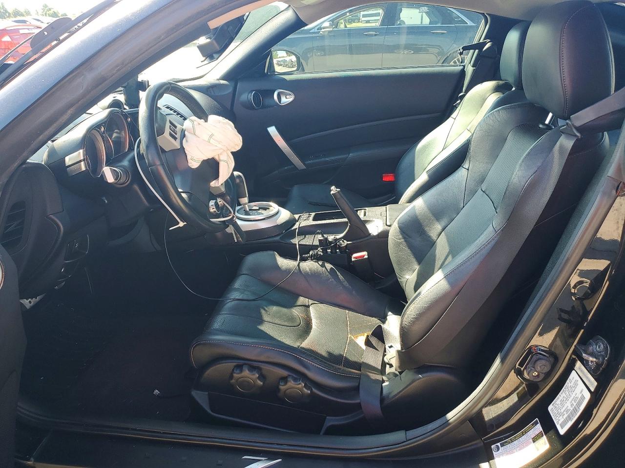2008 Nissan 350z Coupe Black vin: JN1BZ34DX8M706512