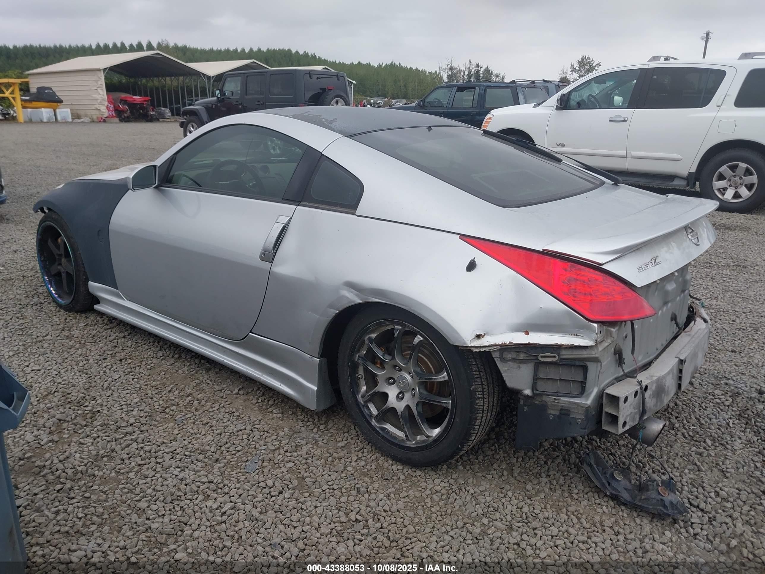 2008 Nissan 350z   Серебряный vin: JN1BZ34E28M751131
