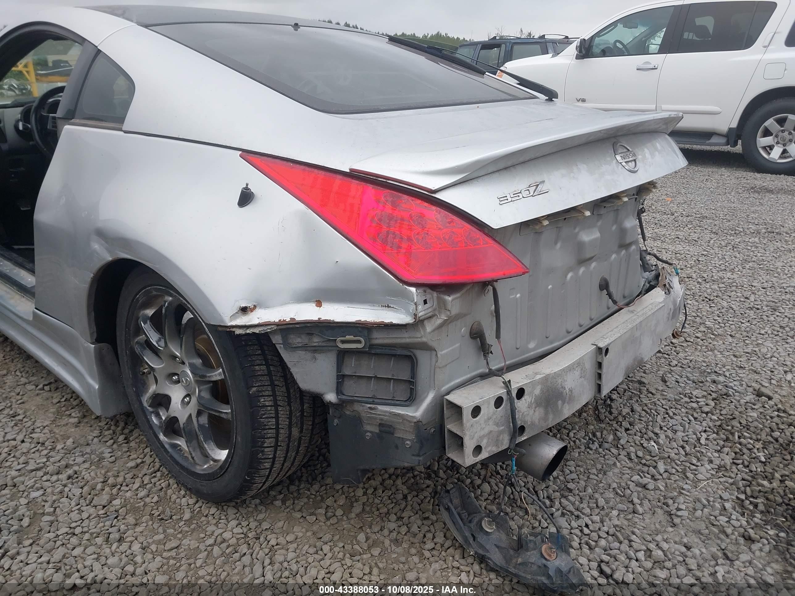 2008 Nissan 350z   Серебряный vin: JN1BZ34E28M751131
