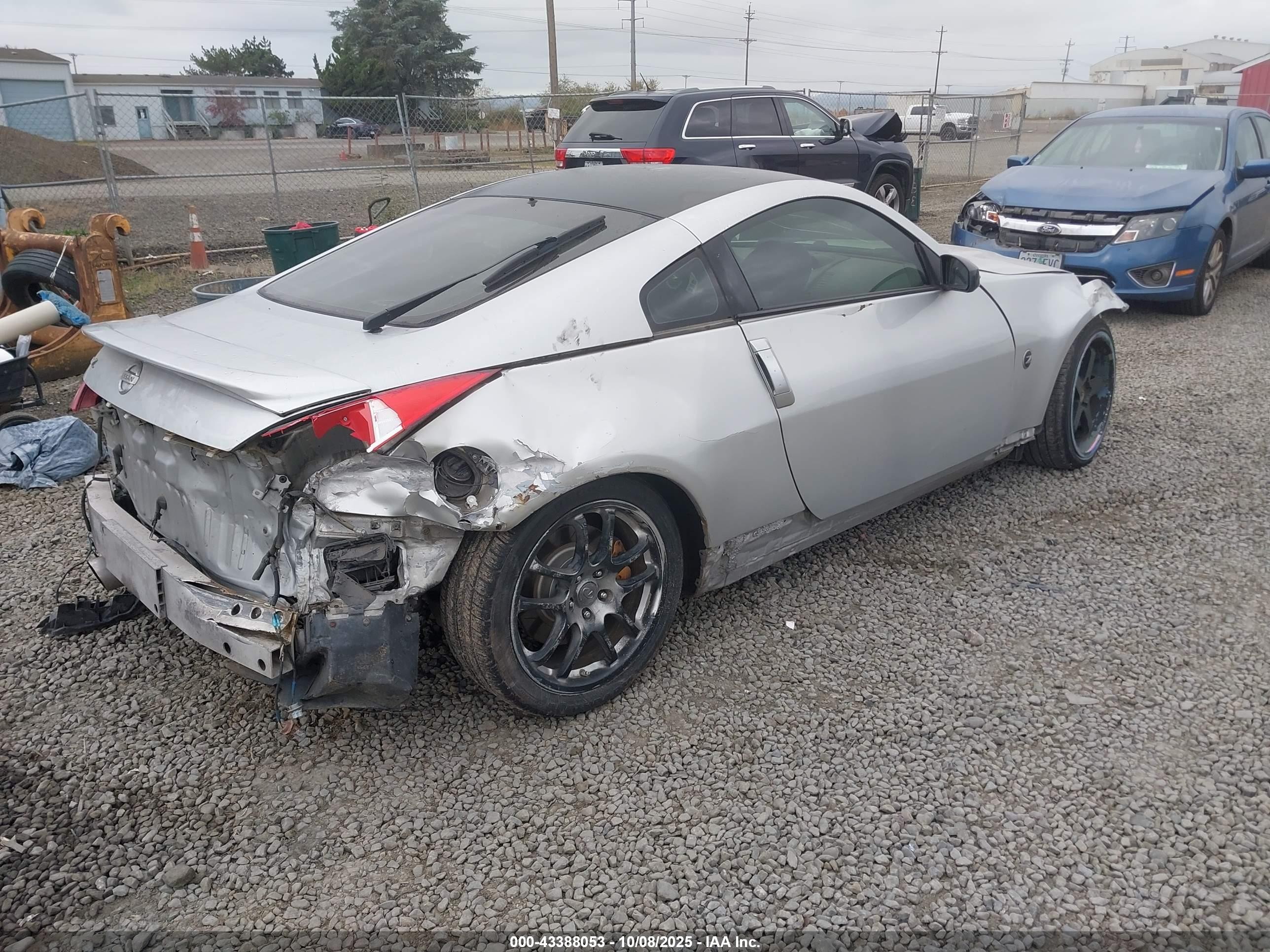 2008 Nissan 350z   Серебряный vin: JN1BZ34E28M751131